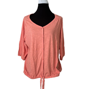 Sonoma Pullover Top - V-Neck - New Without Tags